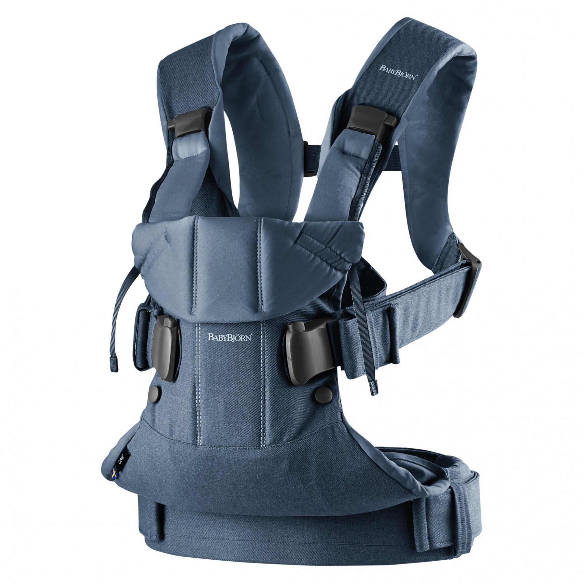 

Кенгуру-переноска BabyBjorn One Blue, 7317680980519