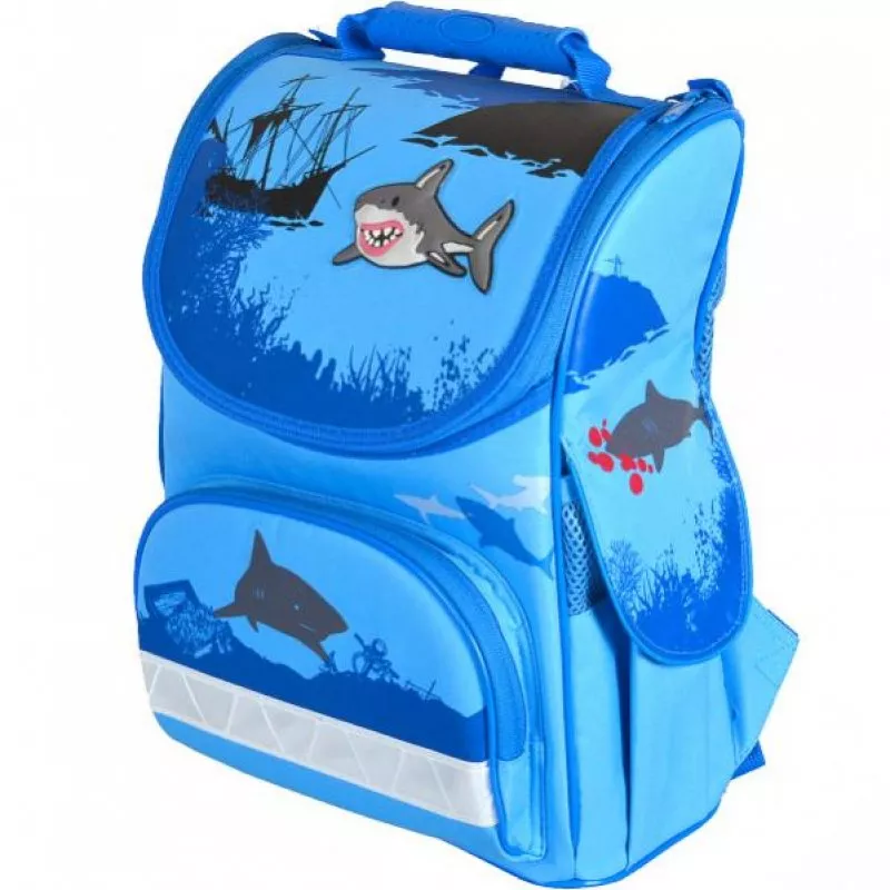 

Ранец школьный ортопедический Tiger Nature Quest Акула 2901-6