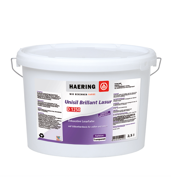 

Декоративная краска UNISIL®-BRILLANT-LASUR D1250 (2,5л)