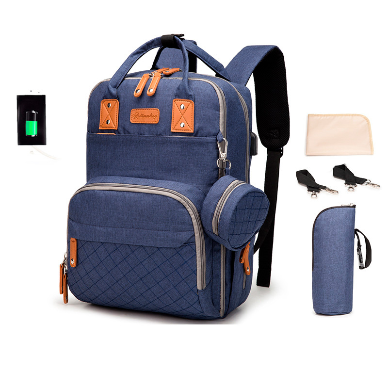 

Сумка-Рюкзак Для Мам c USB Vojage Compact Синяя 19 л