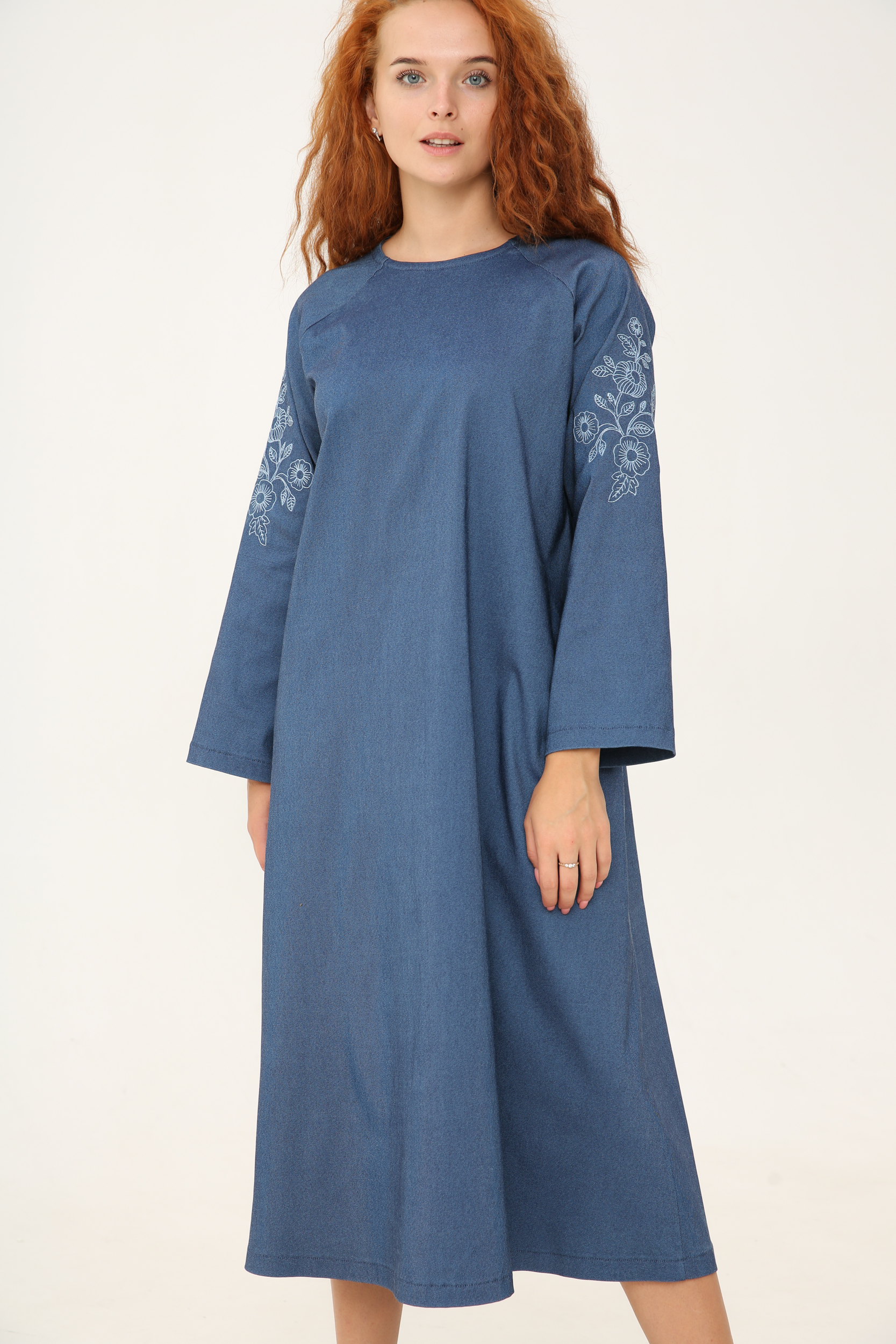 

Платья женские деми Innoe 00-00009649 Синий р.52/54