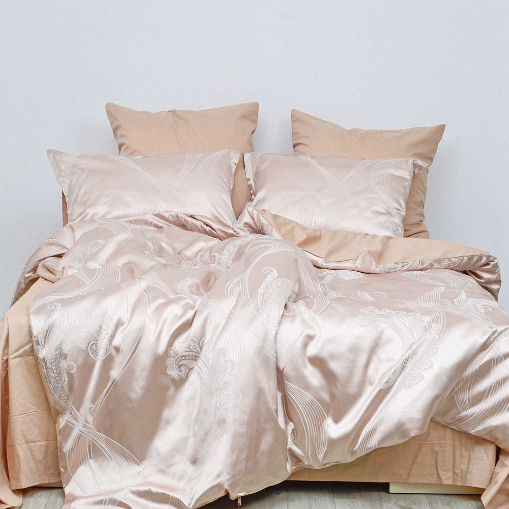 

Постільний комплект Viluta Tiare 2110 сатин жакард євро