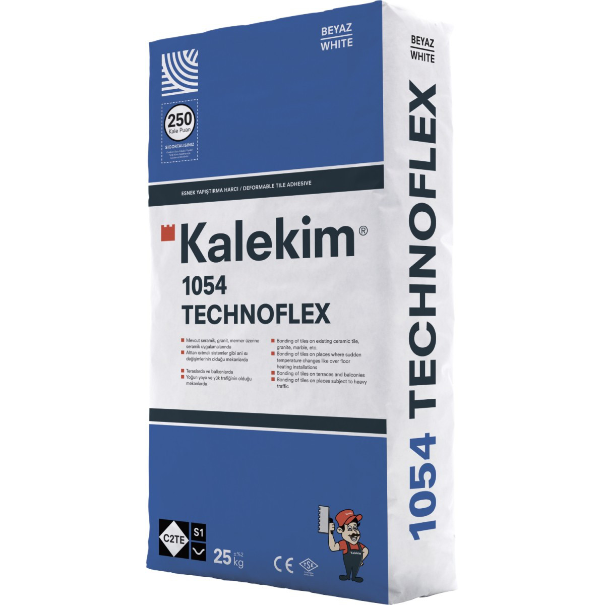 

Высокоэластичный клей для плитки Kalekim Technoflex 1054 (25 кг)