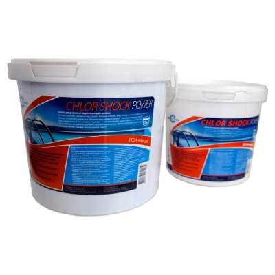 

Гранулы для шоковой дезинфекции бассейна Chlor Shock Power, 5 кг Power of Water