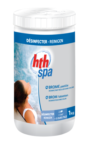 

Таблетки брома hth 20г, 1кг (химия для СПА) Spa BROME tablets 20g
