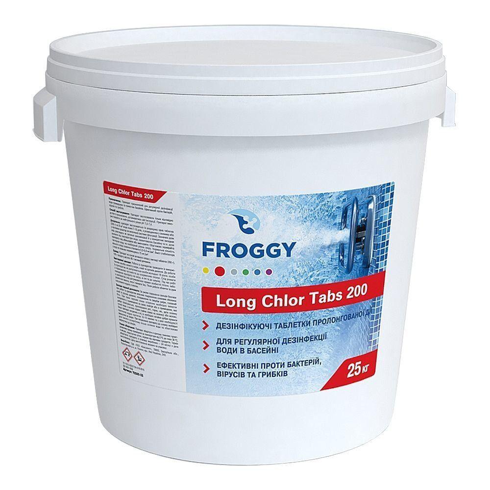 

Хлор длительного действия 200 г в таблетке Froggy, 25 кг