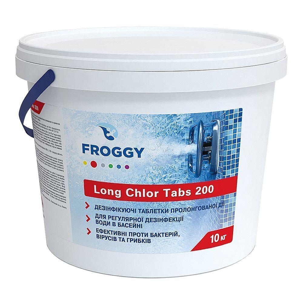 

Хлор длительного действия 200 г в таблетке Froggy, 10 кг