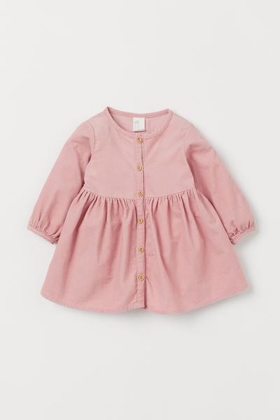 

Вельветовое платье H&M 68 (66/48) Светло-розовый