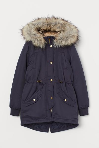 

Утепленная парка H&M 146 (145/72) Сине-черный (0872126007)