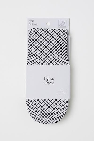 

Колготки в сеточку H&M  (160/90) Черный, Колготки в сеточку H&M XS (160/90) Черный