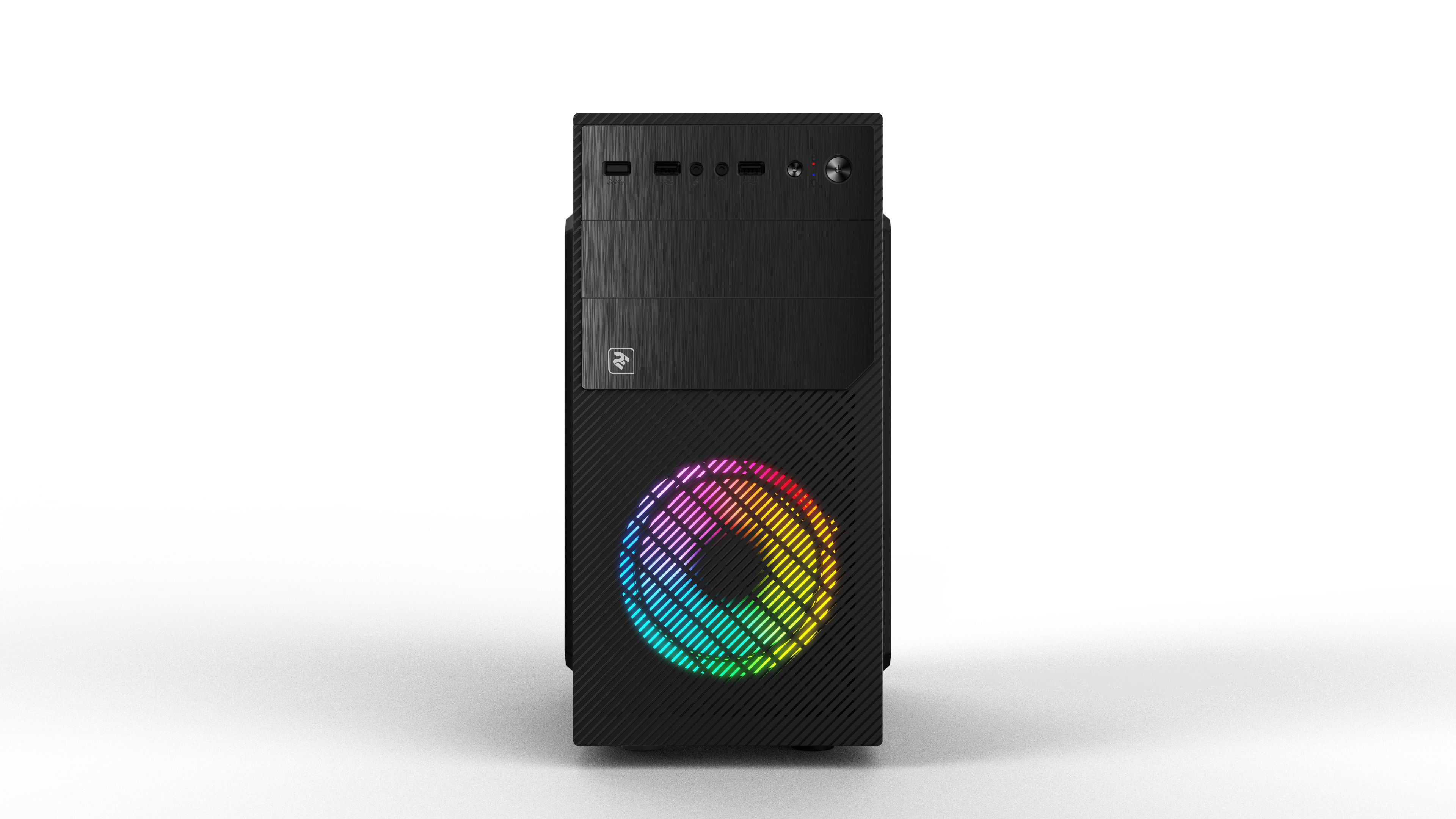

2E ПК 2E Complex Gaming AMD Ryzen 5 1600/A320/8/480F/RX550-4/Win10H/RD850/500W