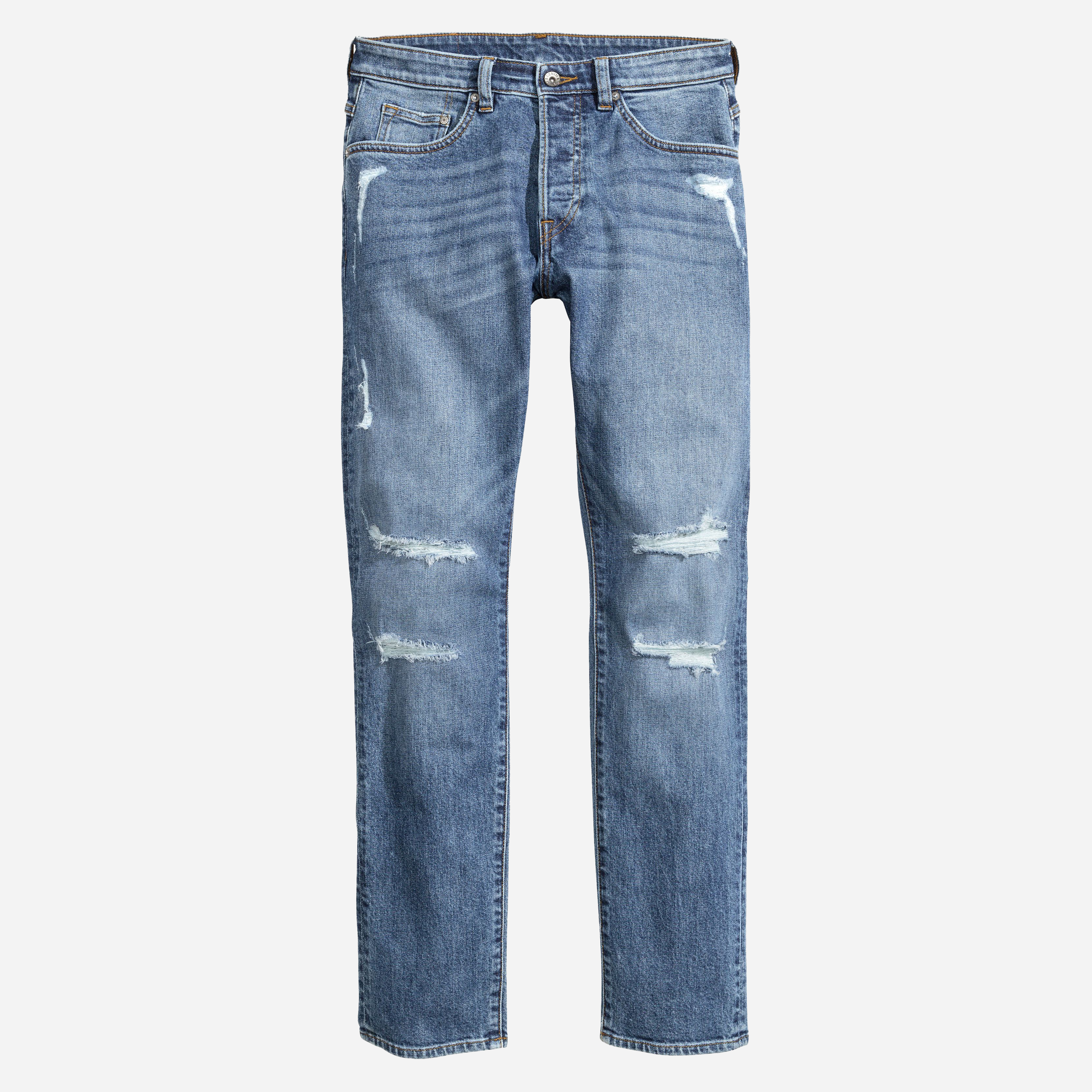 

Джинсы H&M 0427159_друг.потерт W28L30 Синие