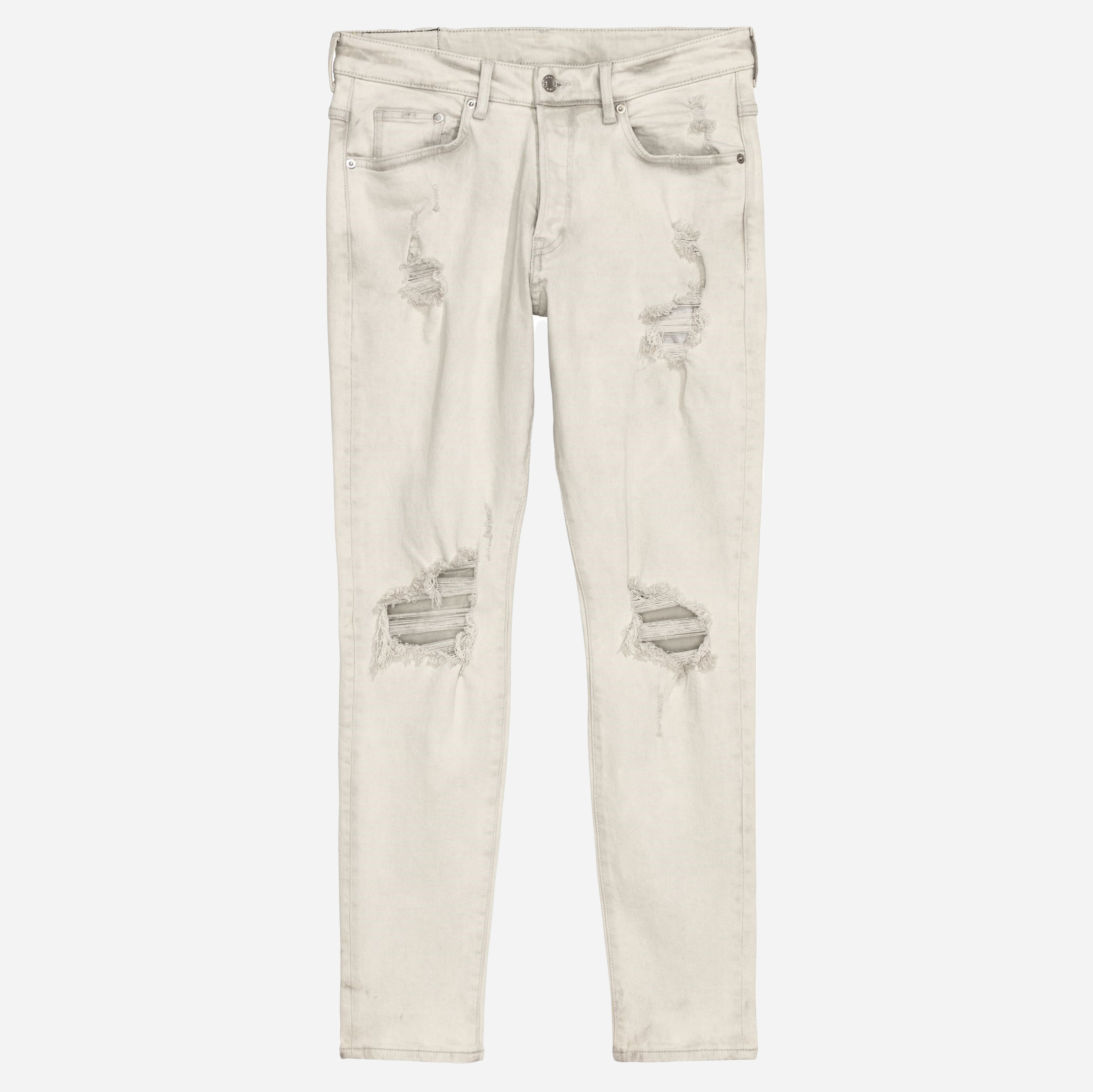 

Джинсы H&M 6072867RP21  Светло-серые, Джинсы H&M 6072867RP21 33-30 Светло-серые