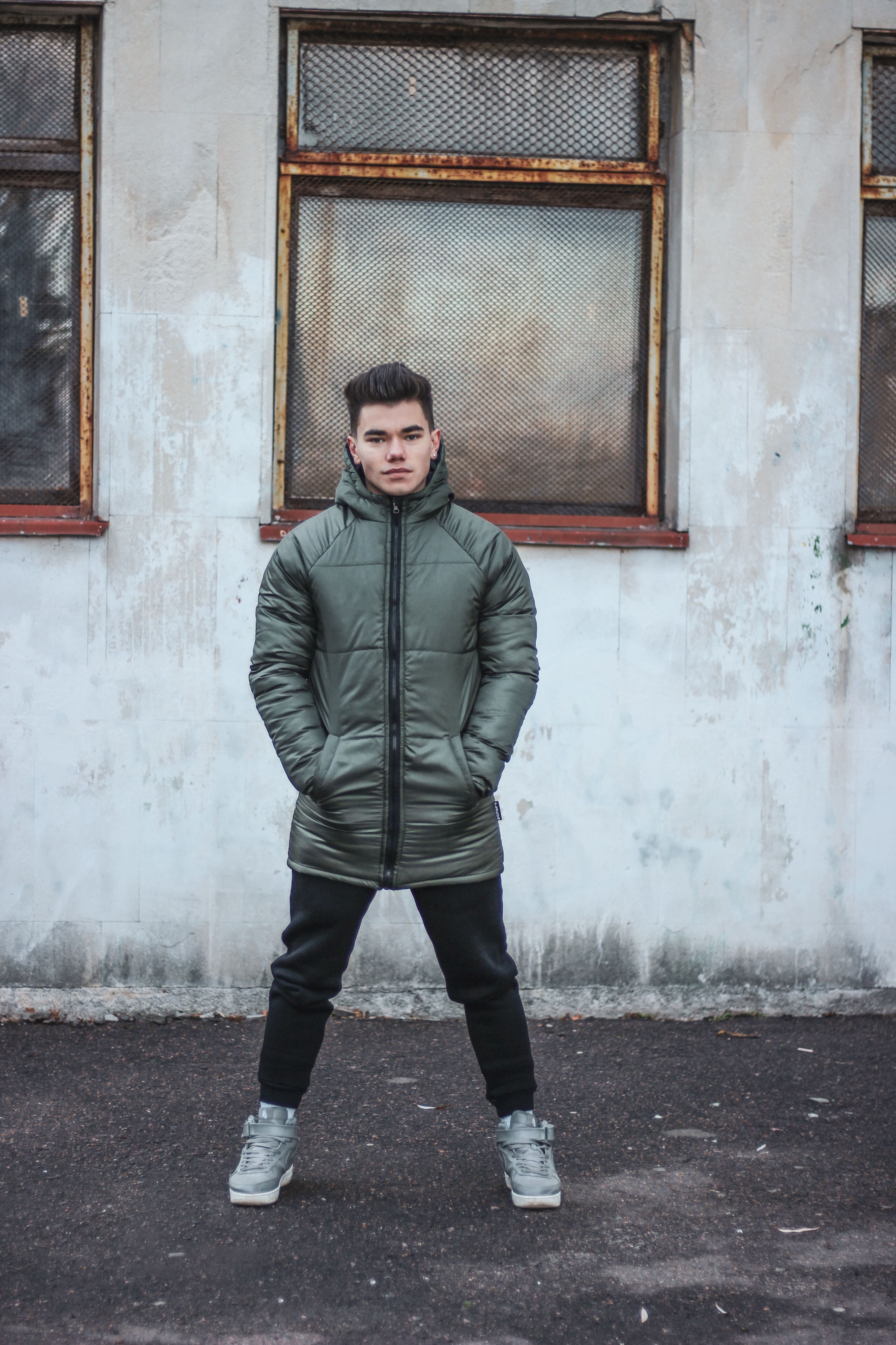 

Пуховик Custom Wear двухсторонний Dual Black/Oliva XL