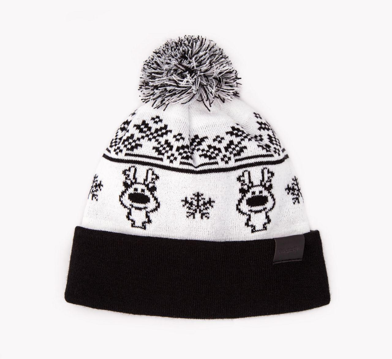 

Шапка Custom Wear с бубоном Christmas white