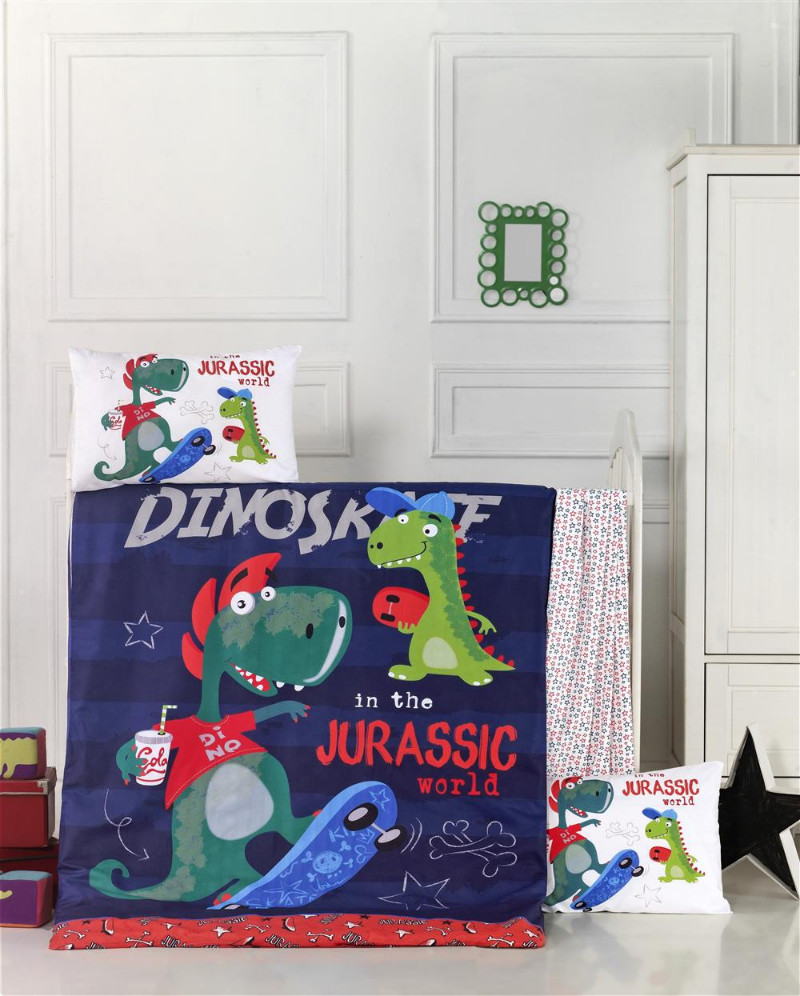 

Комплект постельного белья для младенцев Victoria Dino