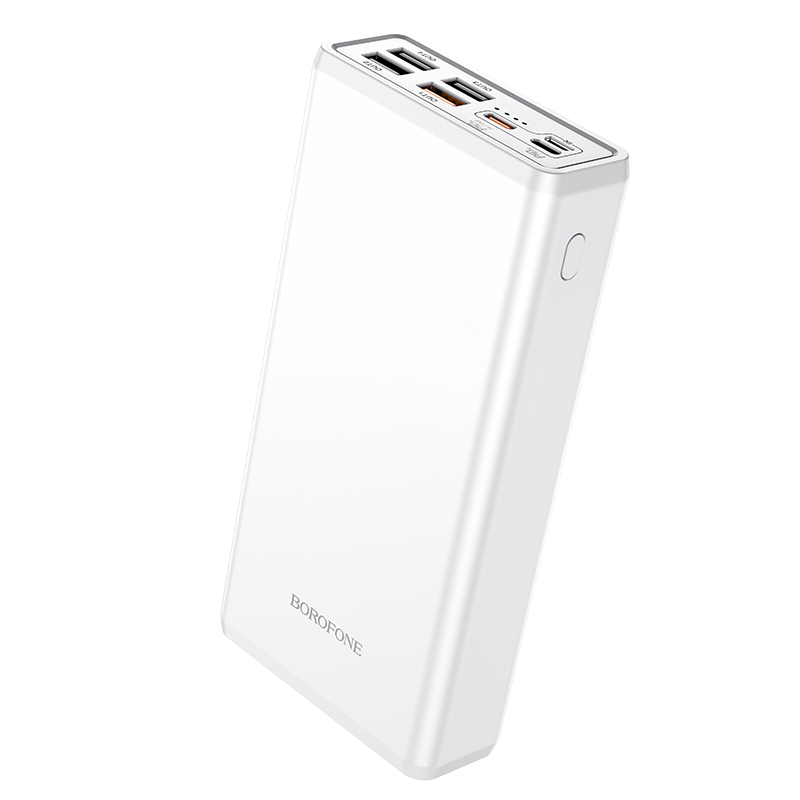 

Power Bank BOROFONE BJ11 30000mAh |4USB/2Type-C/1Lightning, PD/QC, 20W, 5A| Белый