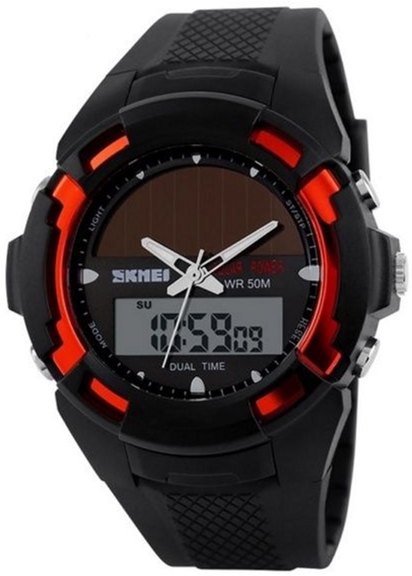 

Мужские часы Skmei 1056 Black-Red BOX