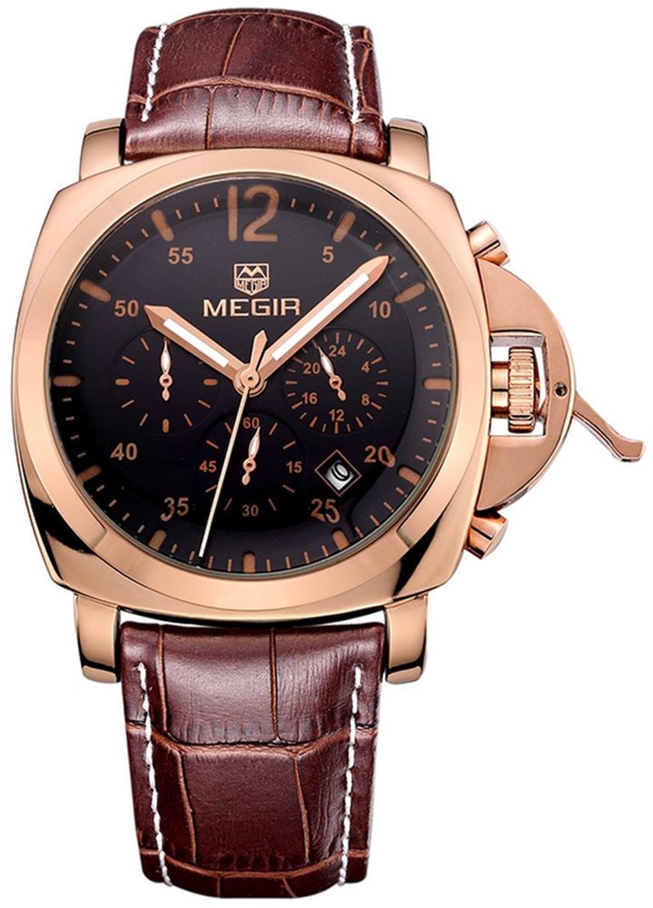 

Мужские часы Megir Gold Black Brown MG3006 (ML3006GREBN-1N0)