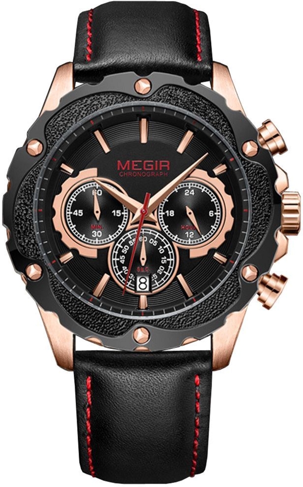 

Мужские часы Megir Gold Black MG2070 (ML2070GRE-BK-1N0)