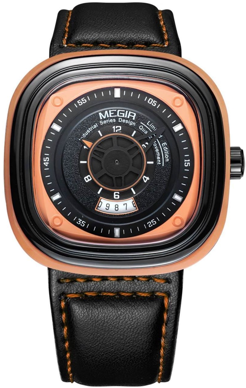 

Мужские часы Megir Orange Black MG2027 (ML2027G-BKOE-1N11)
