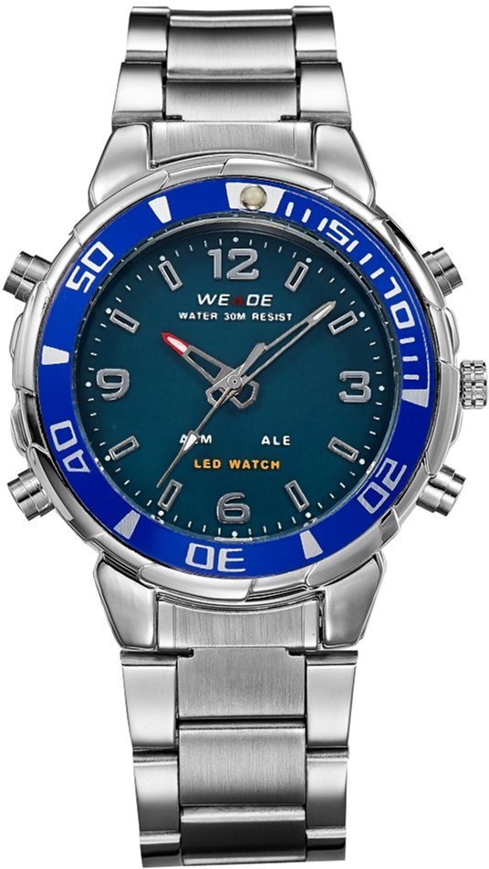 

Мужские часы Weide Blue WH843-3C SS (WH843-3C)