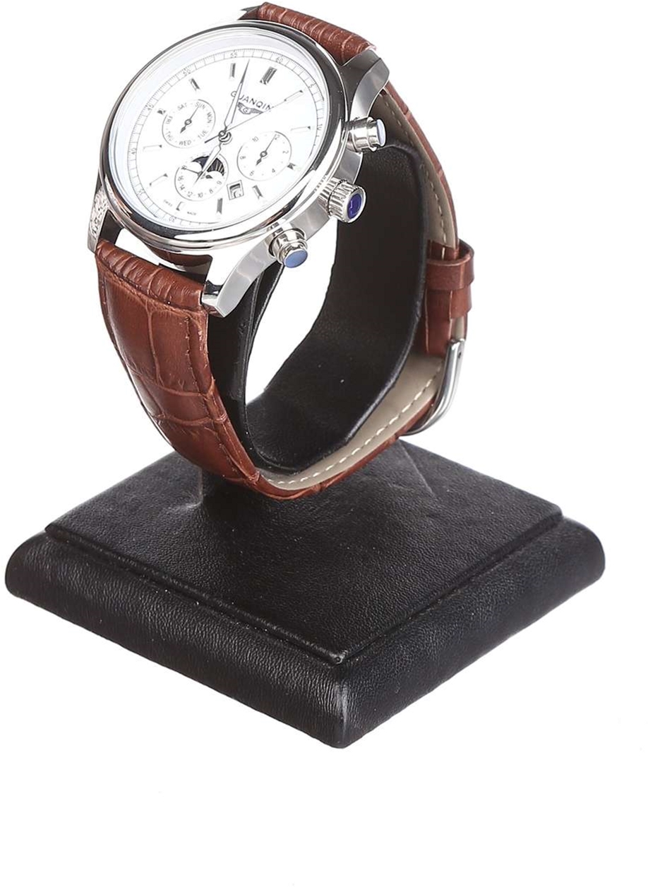 

Мужские часы Guanqin Silver-White-Brown GQ12002-1A CL (GQ12002-1ASWBr)