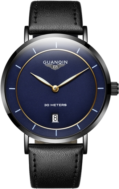 

Мужские часы Guanqin Black-Blue-Black GS19070 CL