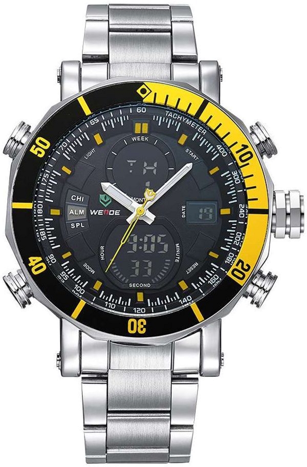 

Мужские часы Weide Yellow WH5203-4C SS (WH5203-4C)