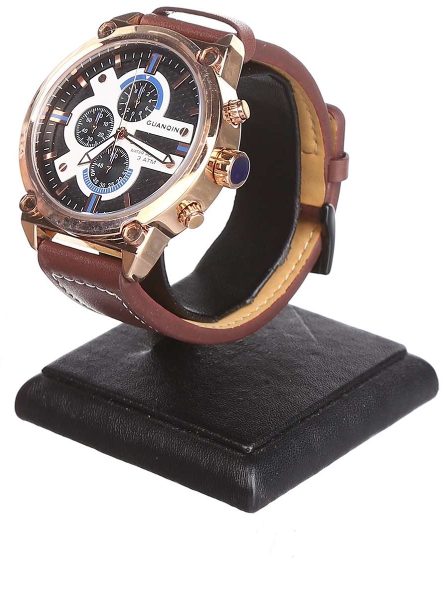 

Мужские часы Guanqin Gold-BlackWhite-Brown GS19088 CL