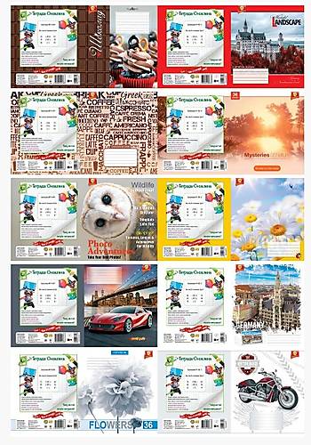 

Тетрадь 36 л. клеточка Mix 36KLux1 10 видов (20 шт в упаковке) Тетрада (ТЕ11480)
