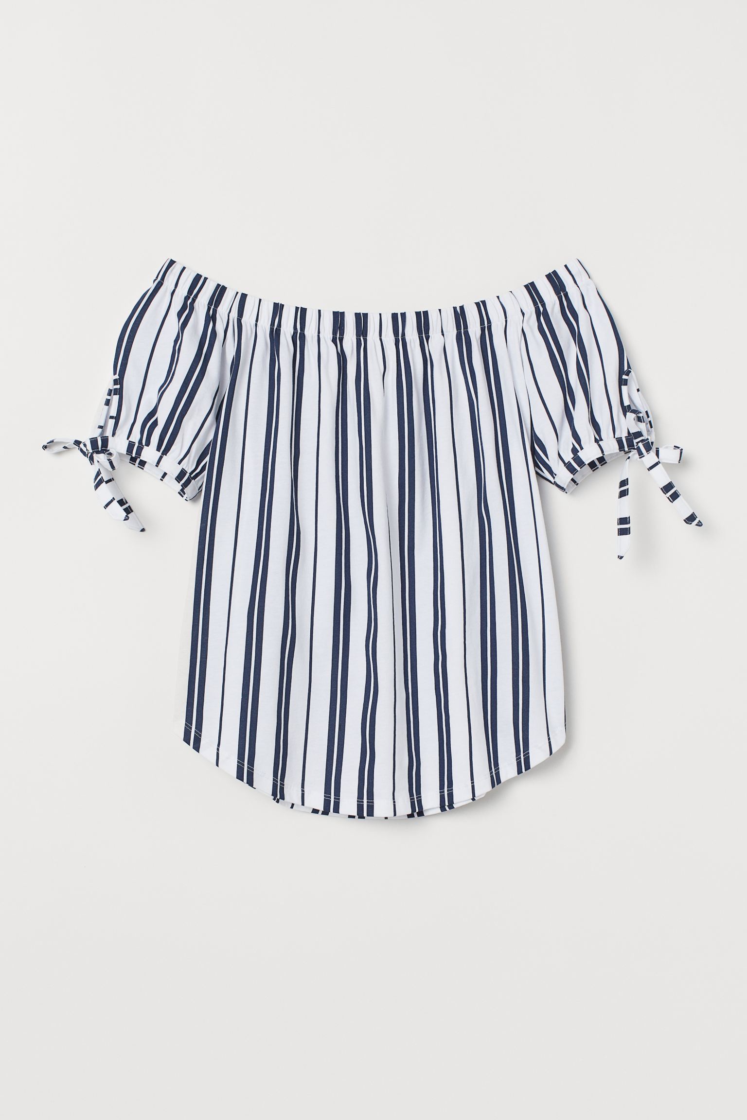 

Блуза H&M  бело темно синяя полоска 9096898119, Блуза H&M S бело темно синяя полоска 9096898119
