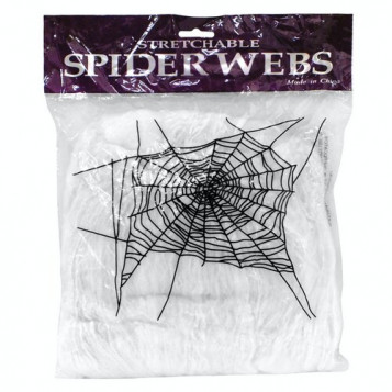 

Паутина декоративная 100 г Halloween 16-118WT (NAT04172)