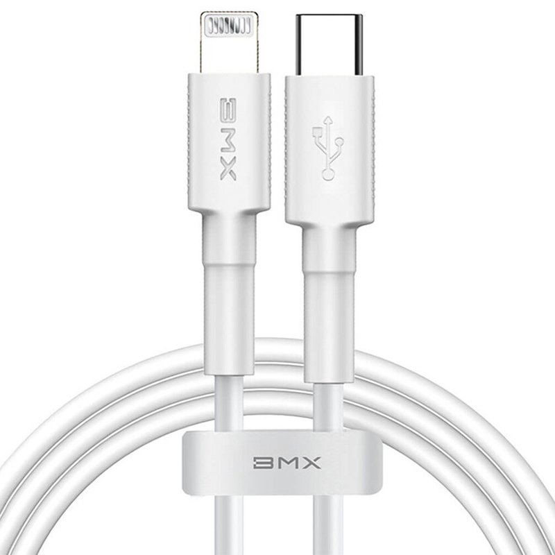 

Cable Baseus BMX Mini MFI Type-C/Lightning 18W PD (CATLSW-A02) White 1.2m
