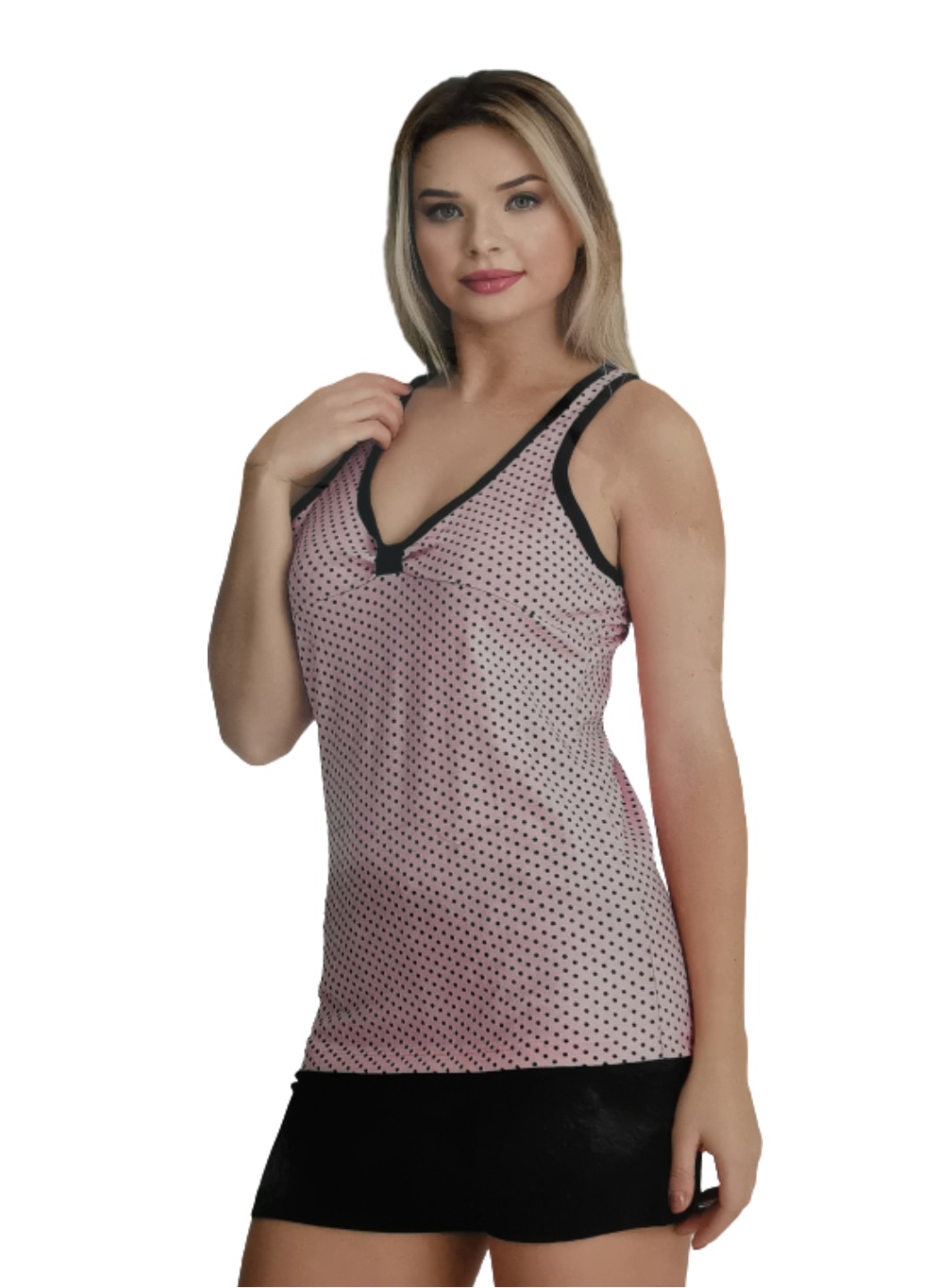 

Шорты и майка женские Wonder Вондер, серо-розовый, 42-44 S-M (118)