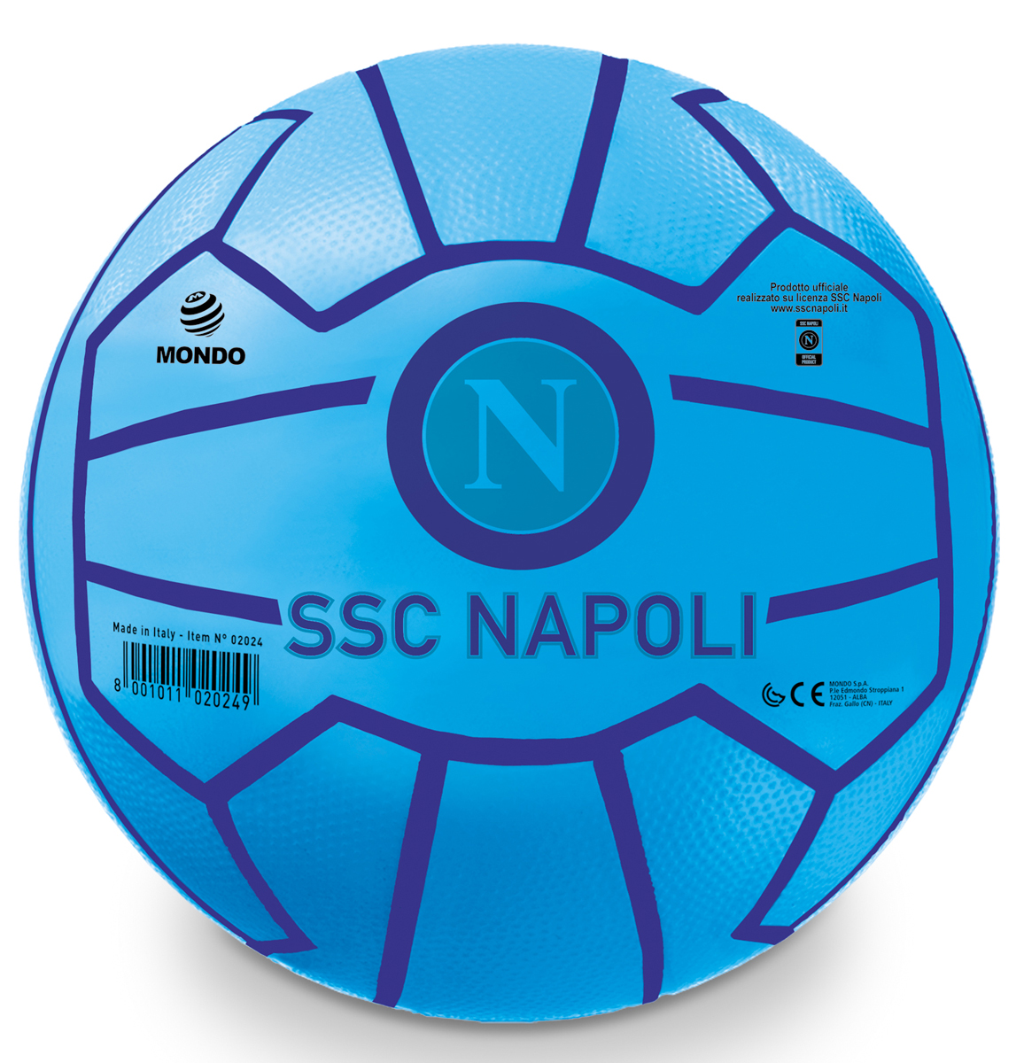 

Мяч футбольный Mondo FC SSC Napoli 230 мм клееный (02024)