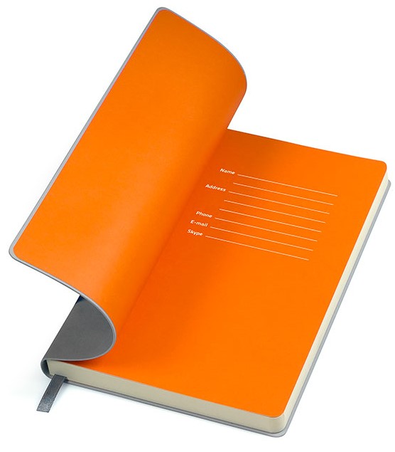 

Записная книга Thinkme Funky 13 × 21 см 256 страниц в линию Серая/Оранжевая (3609374901196) (TM21209/30/06)