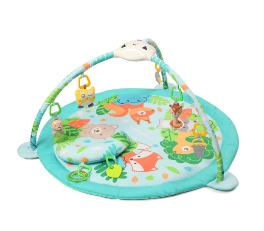 

Музыкальный развивающий коврик BabyOno Лесные друзья 100x100см