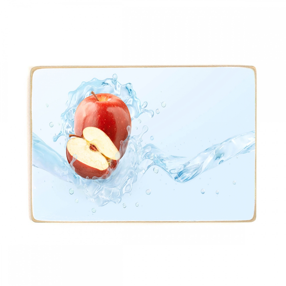 

Деревянный постер Для кухни Fresh cold pure apple А2