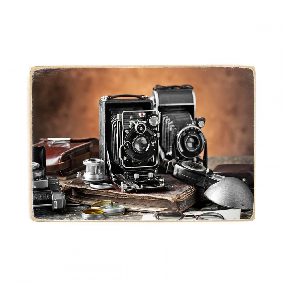 

Деревянный постер Винтаж Old Camera А1