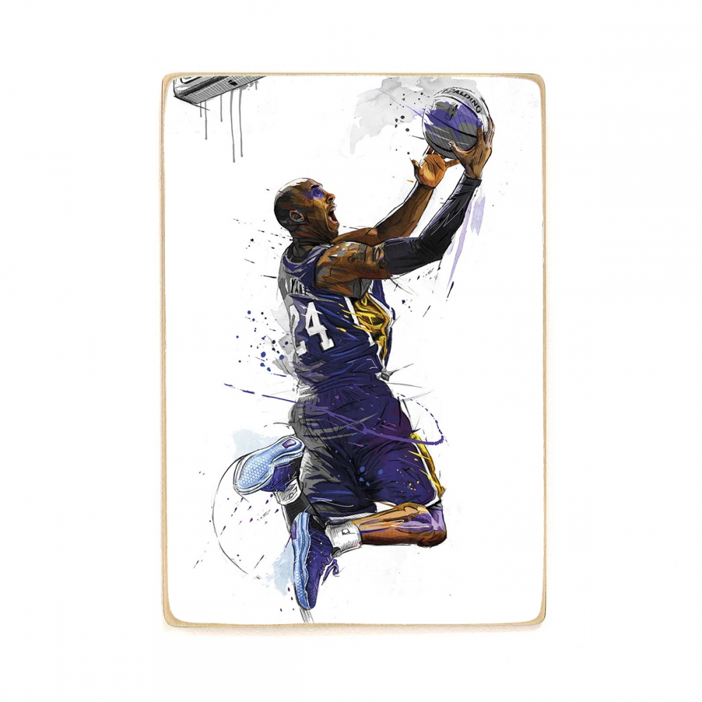 

Деревянный постер Спорт Kobe Bryant А2