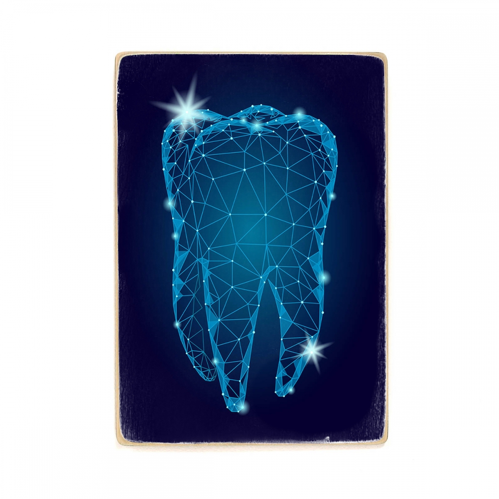 

Деревянный постер Стоматология 3D Model Tooth А2
