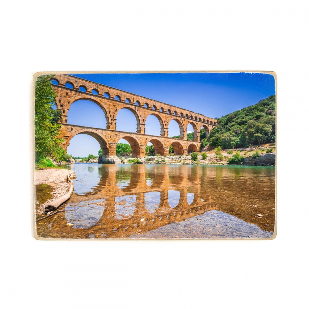 

Деревянный постер Архитектура Pont Du Gard Threetiered А1