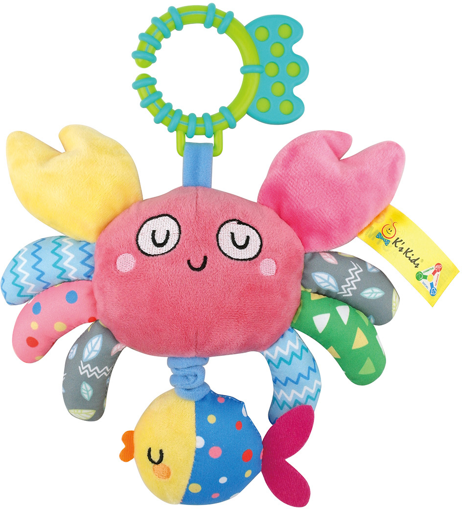 

Погремушка мягкая KS Kids с прорезывателем Краб (TOYSKA10806-HC)