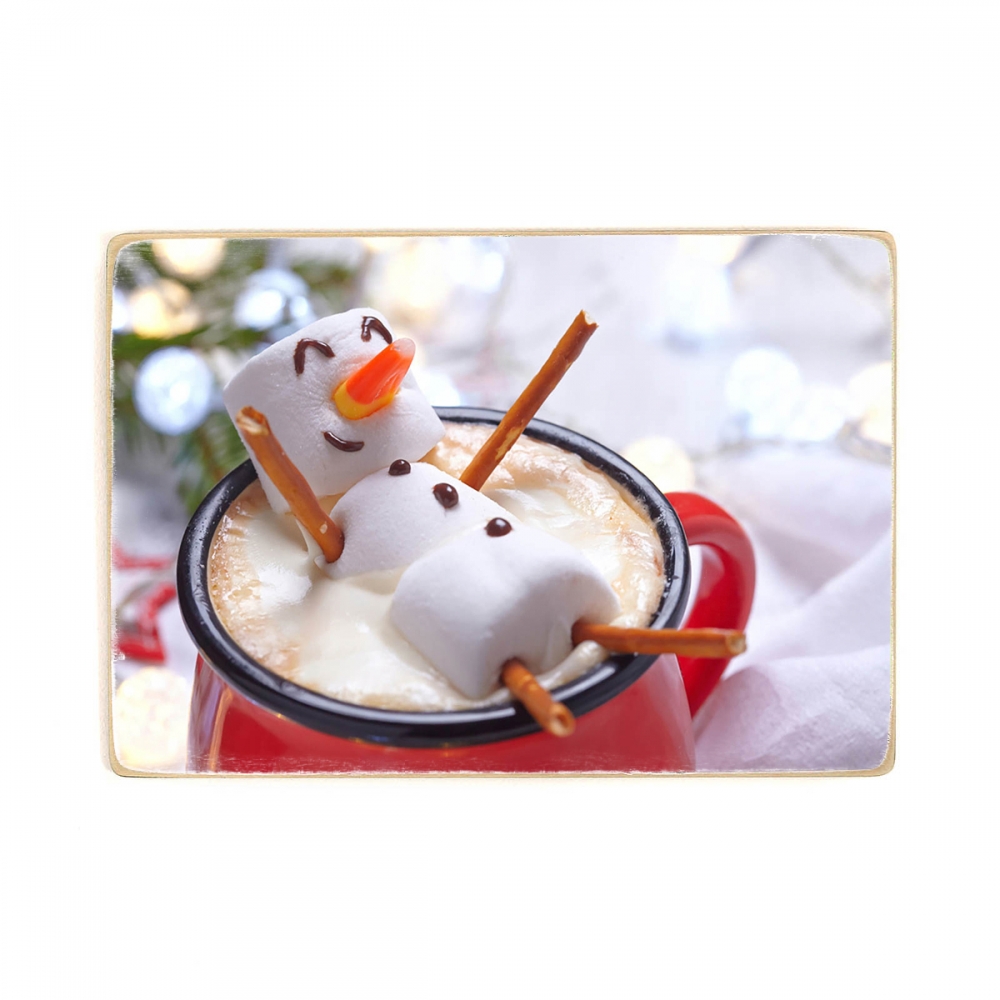 

Деревянный постер Для кухни Hot Chocolate А2