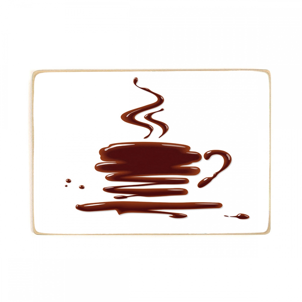 

Деревянный постер Для кухни Chocolate Cup А1