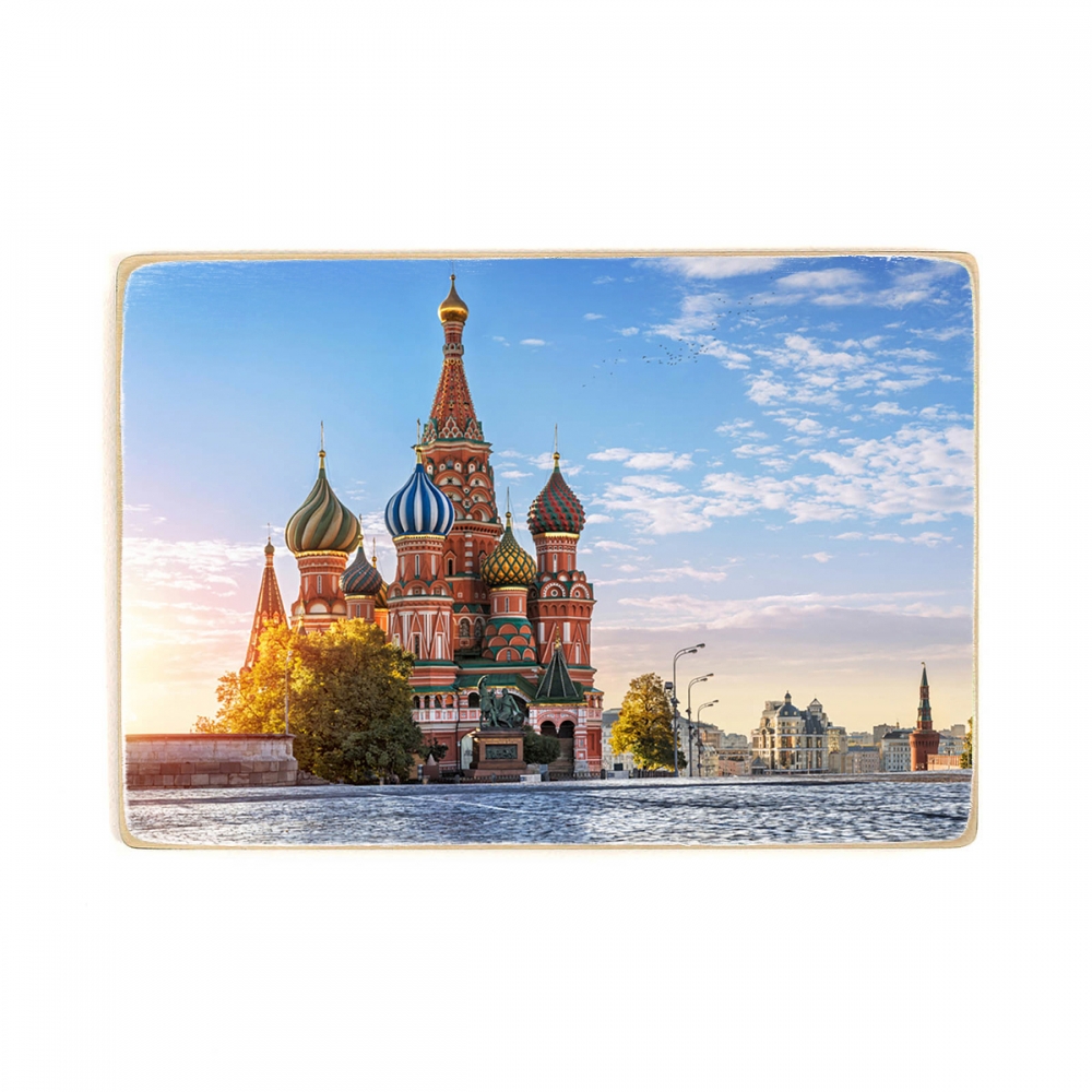 

Деревянный постер Архитектура St. Basil's Cathedral А1