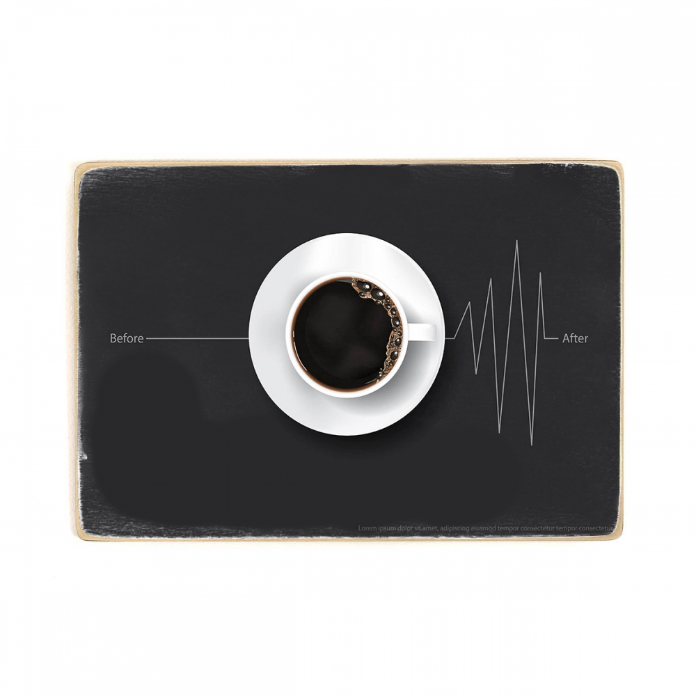 

Деревянный постер Для кухни Coffee Poster А2