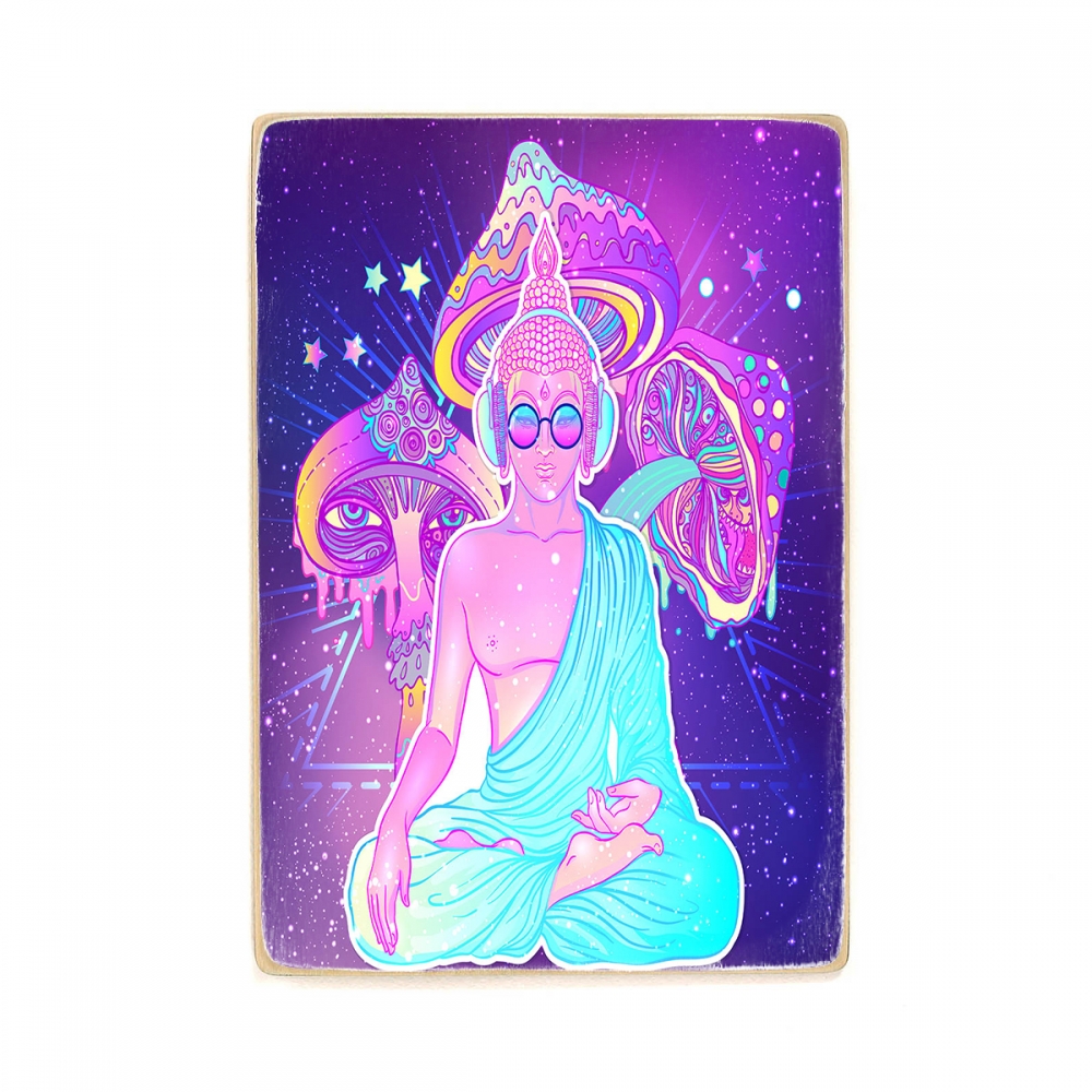 

Деревянный постер Psy Art Peace And Love А2