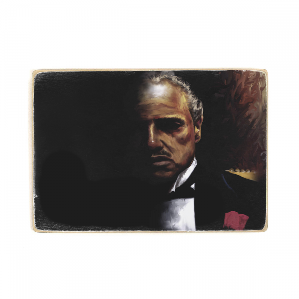 

Деревянный постер Фильмы и сериалы Godfather А1